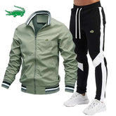 Tracksuit Casual Splicing Trousers Bomber Jacket High QualityMen's Tracksuit Casual Splicing Trousers Bomber Jacket High Quality